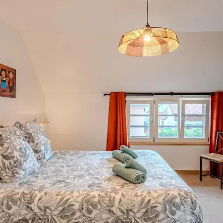 Le Frantz - Clim & Parking - Terrasse - Route Des Vins - Selestat Apartment Chatenois (Bas-Rhin)